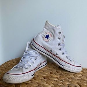 WHITE CHUCK TAYLOR ALL STAR HIGH-TOP SNEAKER